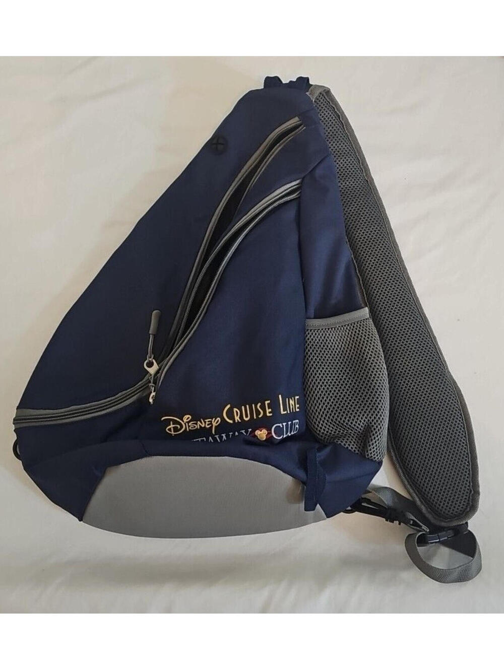 Blue Disney Cruise Line Castaway Club Sling Shoulder Bag Backpack Crossbody Bag